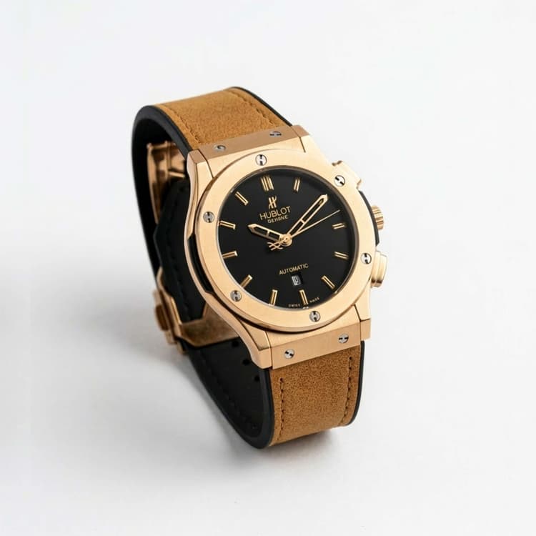 Hublot Classic Fusion King Gold Black Dial Automatic 